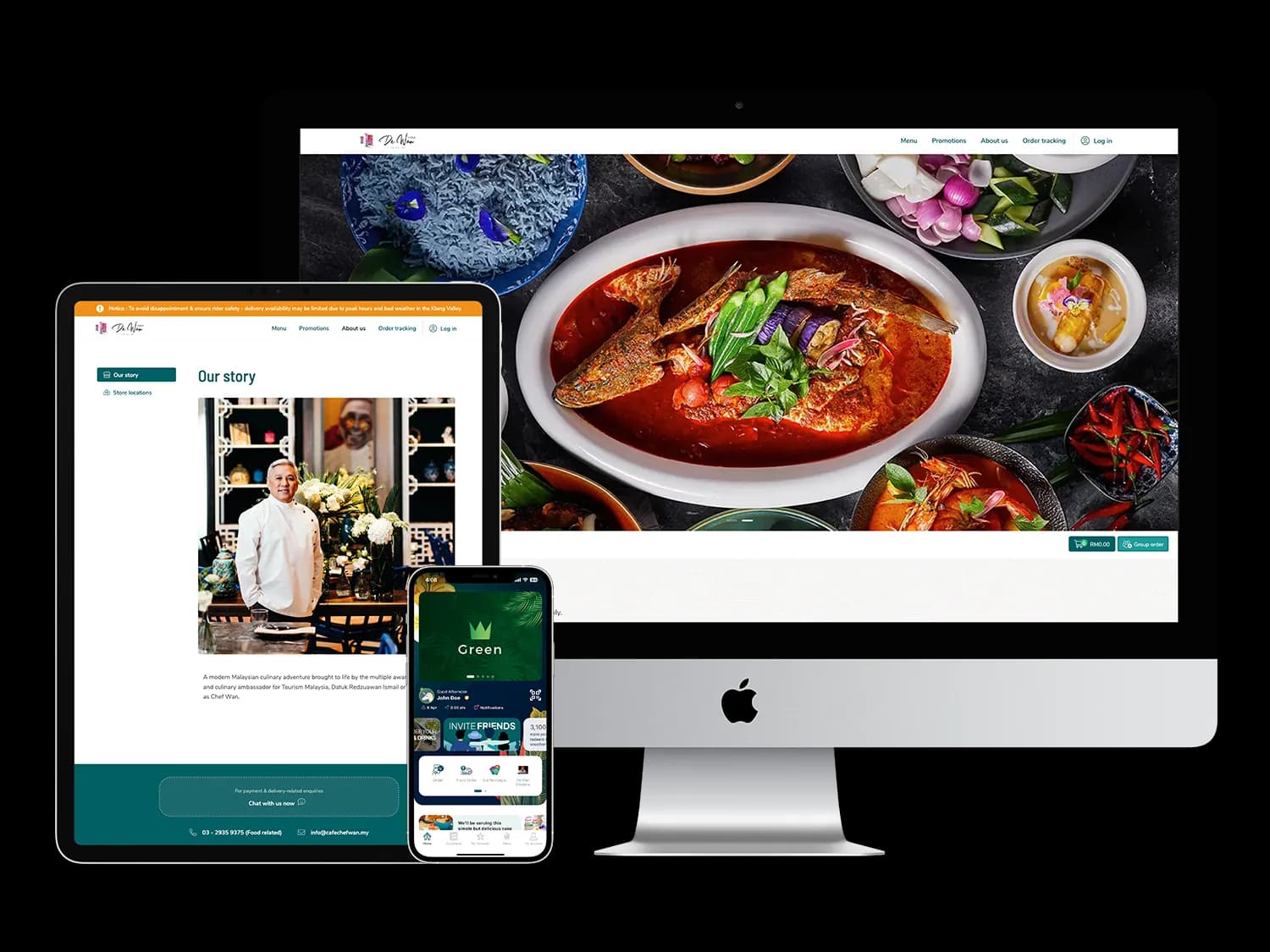 Your online restaurant with a unique identity.